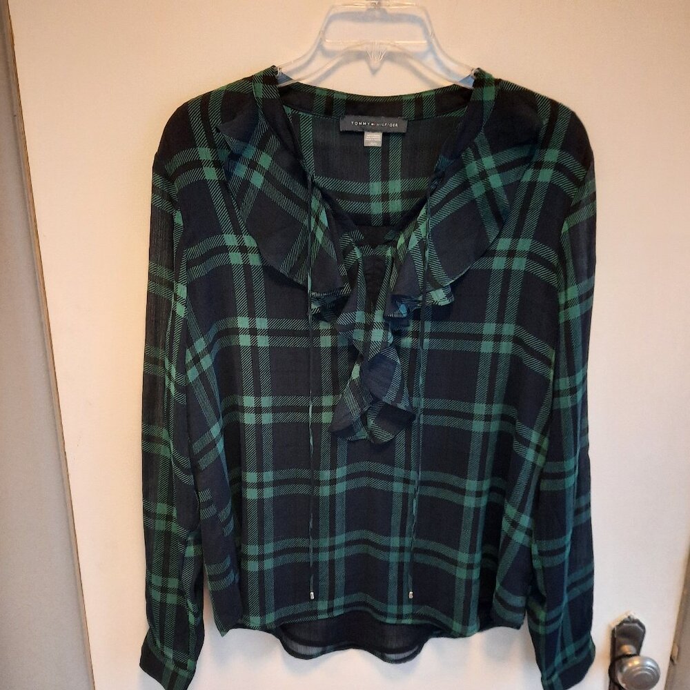 Womens blouse, plaid